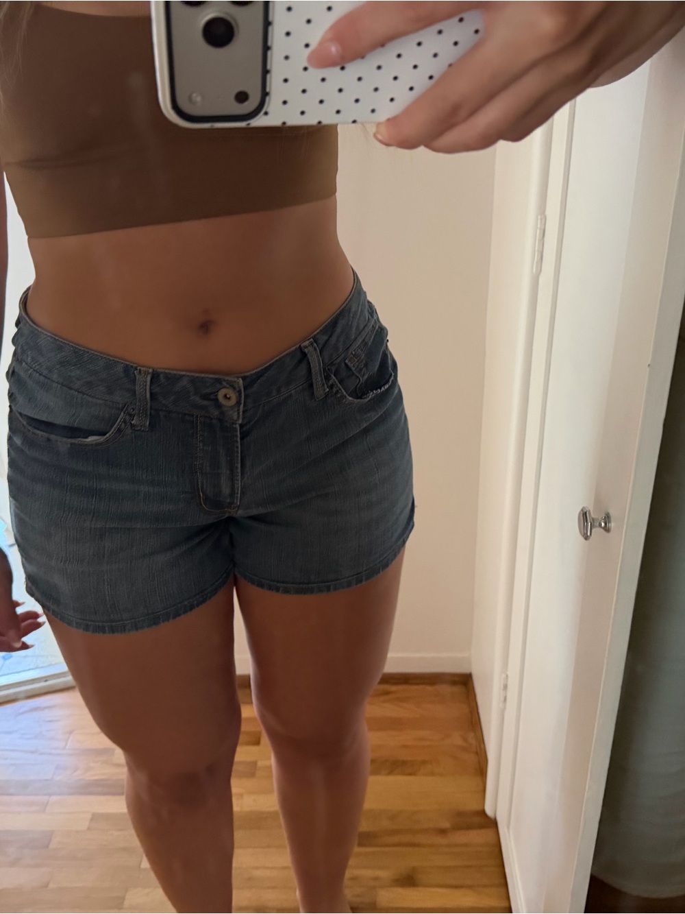 Faded Glory Dark Blue Denim Jean Shorts